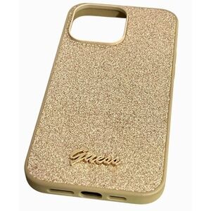 Guess Hard Case iPhone 14 Pro Max Gold Glitter Slim Protective